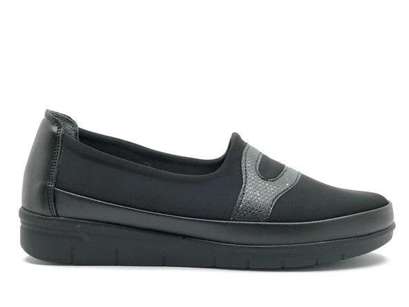 Berfilla Dr.Tavsiyeli İçi %100 Deri Anne Kadın Babet Ayakkabı - Resim 2