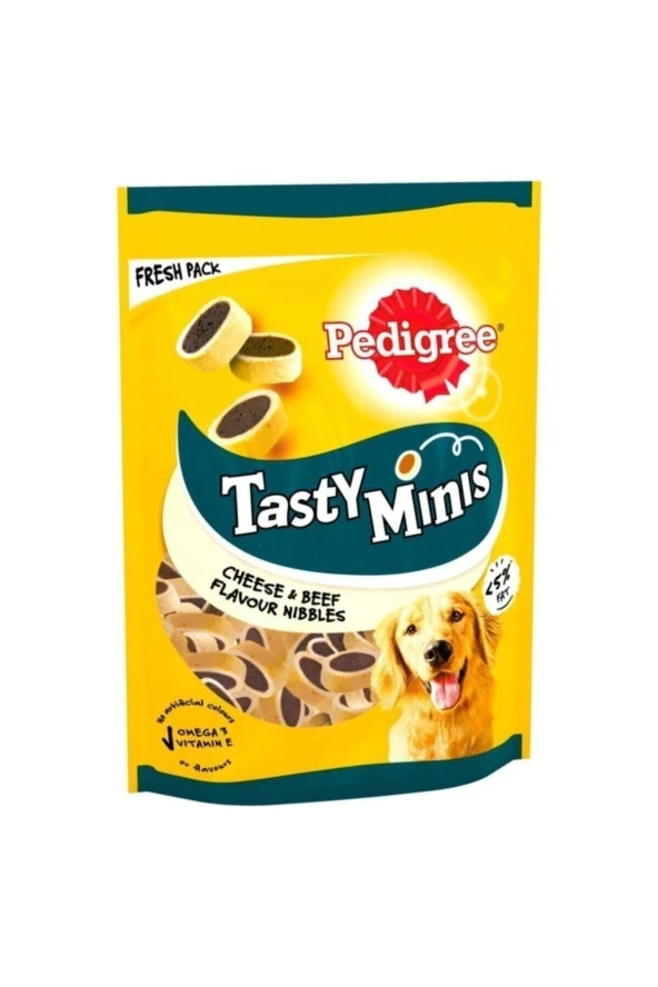 Pedigree Tasty Minis Sığır Ve Peynir Lezzetli Köpek Ödül Maması 140g
