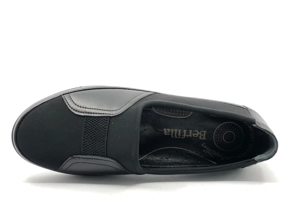 Berfilla Dr.Tavsiyeli İçi %100 Deri Anne Kadın Babet Ayakkabı - Resim 9