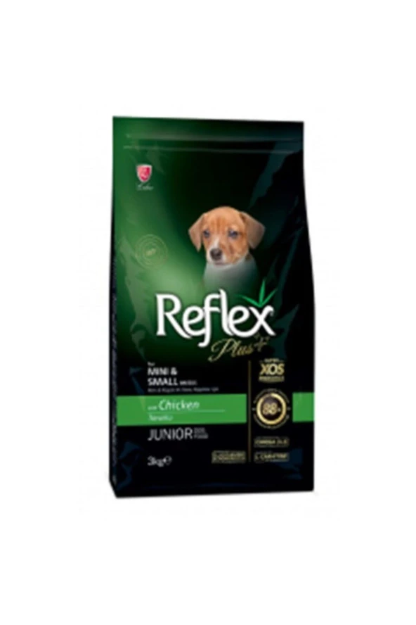 Reflex Plus Tavuklu Mini Ve Küçük Irk Yavru Köpek Maması 3 Kg