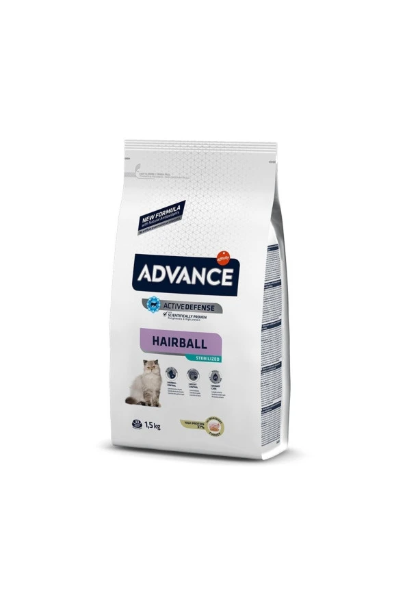 Advance Haırball Kısırlaştırılmış Yetişkin Kedi Maması 1.5 Kg ürün görseli 1