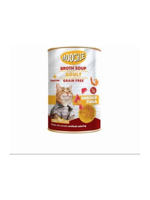 Moochie Karides Ton Balık Yetişkin Kedi Çorbası 135 ml