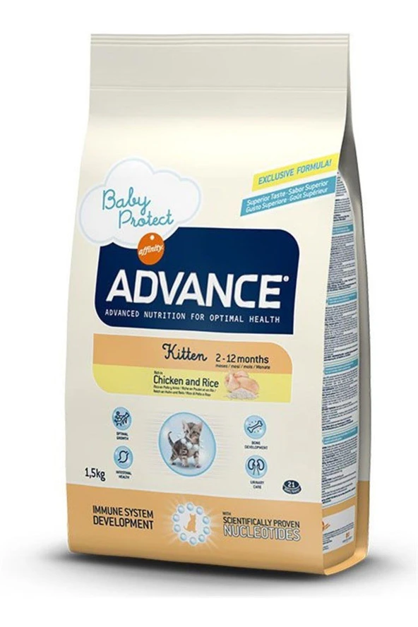 Advance Tavuklu Yavru Kedi Maması 1.5 kg - 2