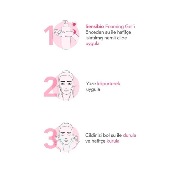 Bioderma Sensibio Foaming Gel Hassas Ciltler İçin Temizleyici Jel 100 ml - Resim 5