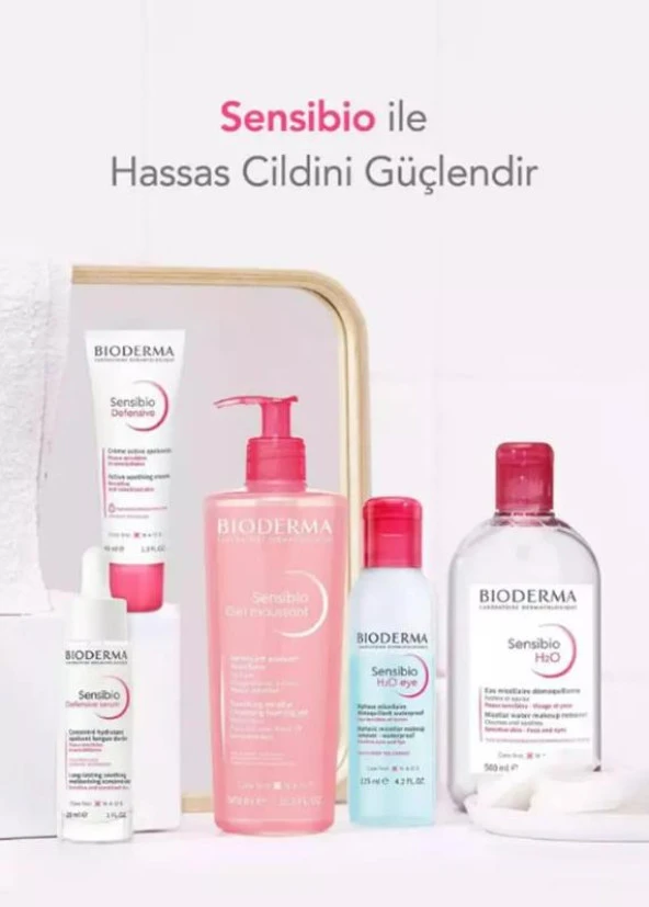 Bioderma Sensibio Foaming Gel Hassas Ciltler İçin Temizleyici Jel 100 ml - Resim 6
