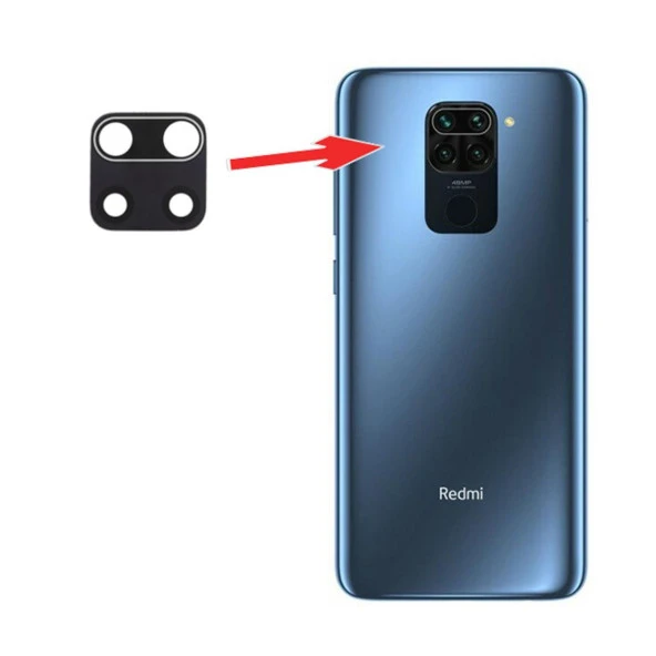 Xiaomi Redmi Note 9 İle Uyumlu Kamera Camı