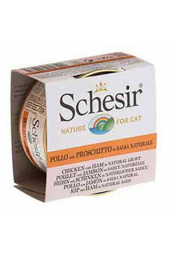 Schesir Tavuklu Ve Karidesli Soslu Yetişkin Kedi Konservesi 70 gr ürün görseli 1