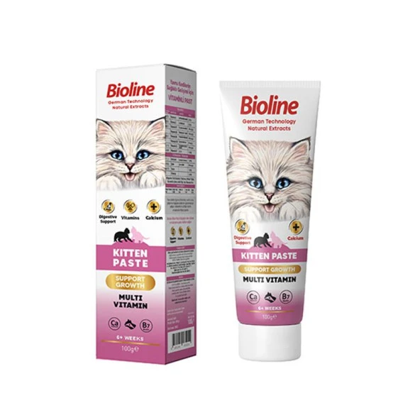 Bioline Kitten Paste Yavru Kedi Macunu 100 Gr