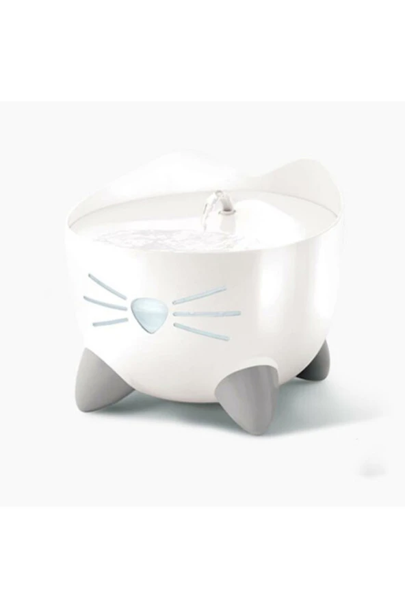 Catit Pixi Fountain Led Seviye Göstergeli Otomatik Kedi Su Sebili 2 Lt Beyaz