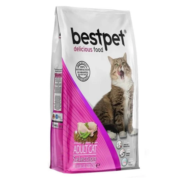 Bestpet Selection Chicken Tavuk Etli Kedi Maması Açık Kedi Maması 1kg