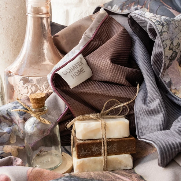 Schafer Home Premium Comfort Çift Kişilik Nevresim Takımı 6 Parça-Mor - 6