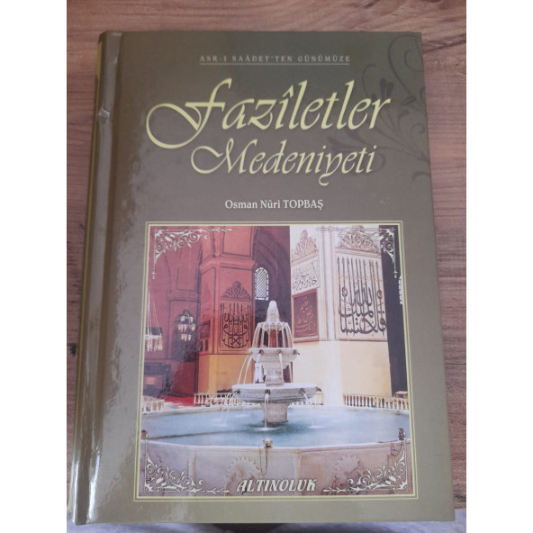FAZİLETLER MEDENİYETİ (ikinci el ürün)