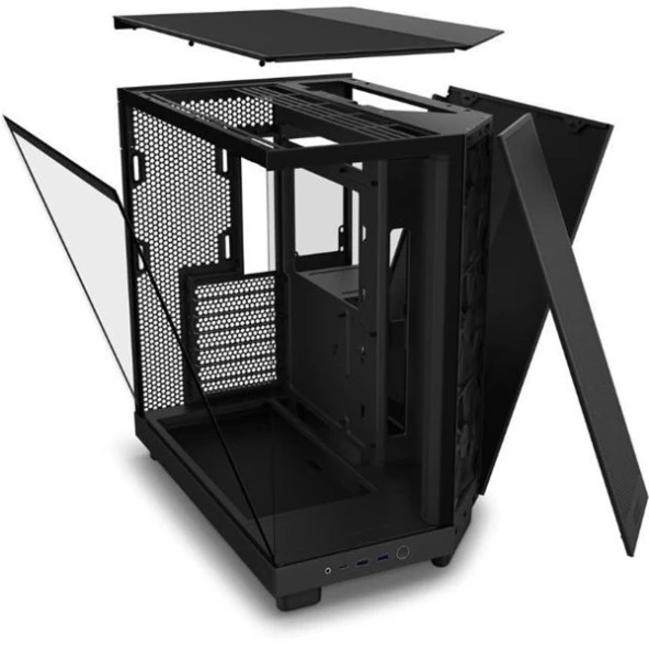 NZXT H6 FLOW CC-H61FB-01 GAMING MID-TOWER PC KASASI - Resim 4