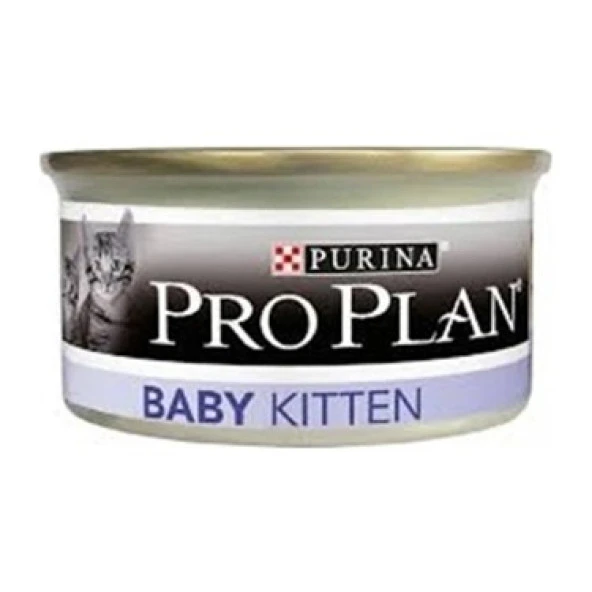 Pro Plan Baby Kitten Tavuk Etli Teneke 85gr
