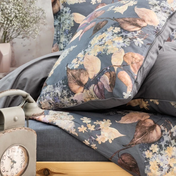 Schafer Home Premium Comfort Çift Kişilik Nevresim Takımı 6 Parça-Gri - 6