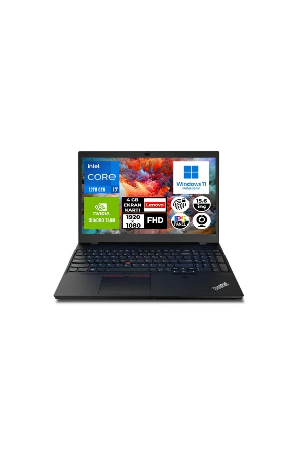 Lenovo Thinkpad P15V Gen 3 Intel Core I7-12800H 64GB 1tb SSD 4gb Quadro T600 Windows 11 Pro Taşınabilir Iş Istasyonu 21D8003NTX 003