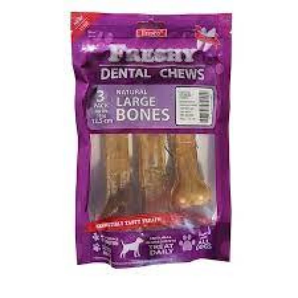 Freshy Natural Large Dental Bones 12,5cm 3'lü 165gr ürün görseli 1