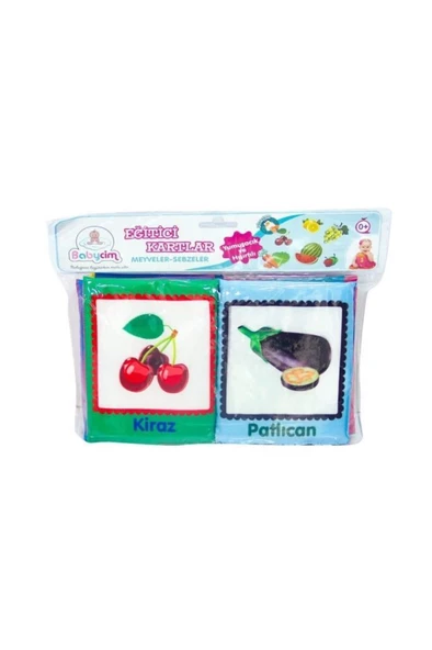 BİRLİK BABYCİM EĞİTİCİ YUMUŞAK KARTLAR MEYVE SEBZE URT003-03 - Resim 2