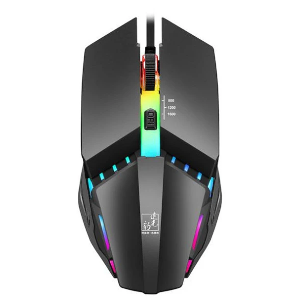 Polham Işıklı Kablolu Oyuncu Mouse, Gaming Mouse, Ultra Hassas Oyuncu Mouse