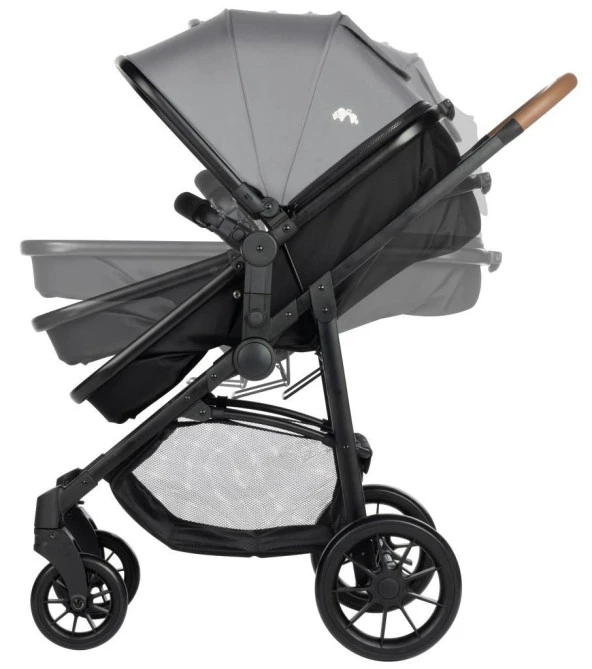 Bebeconfort Haze Trio 3'ü 1 Arada Seyahat Sistem Bebek Araba Tinted Gray - 8