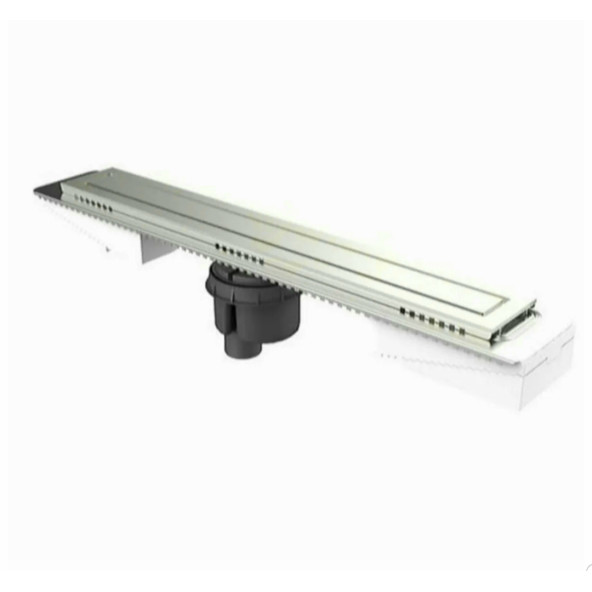VitrA Elegant Duş Kanalı 80 cm - Parlak Krom - Alttan Çıkışlı - 2