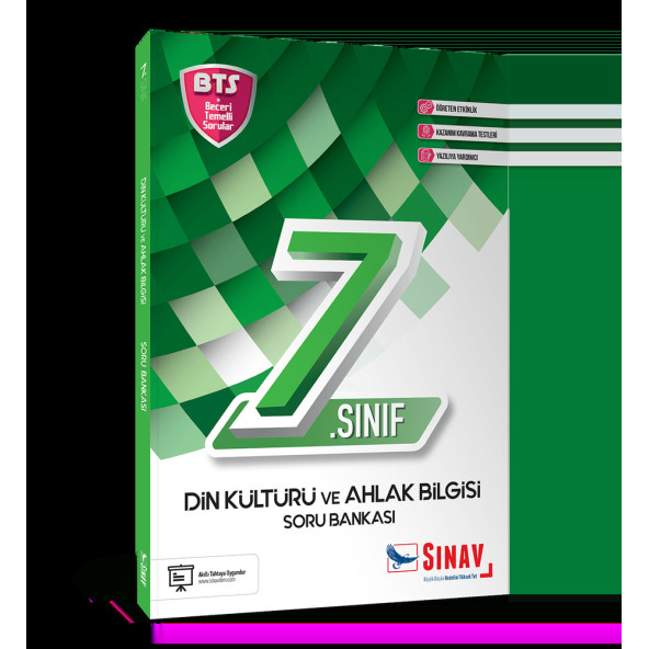 Sınav Yayınları 7. Sınıf Din Kültürü ve Ahlak Bilgisi Soru Bankası