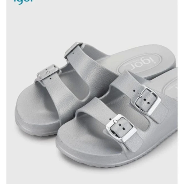 igor S10327-201 HABANA METALICO BAYAN SANDALET TERLİK - Resim 2