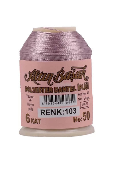 3 Adet Altınbaşak Oya ve Dantel İpi 20 gr - Royaleks - No: 103 - 3