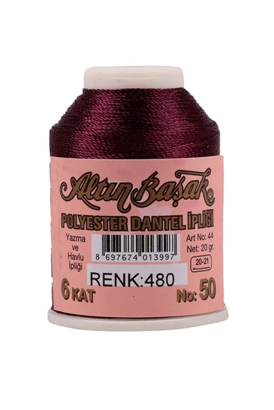 3 Adet Altınbaşak Oya ve Dantel İpi 20 gr - Royaleks - No: 480 - 3