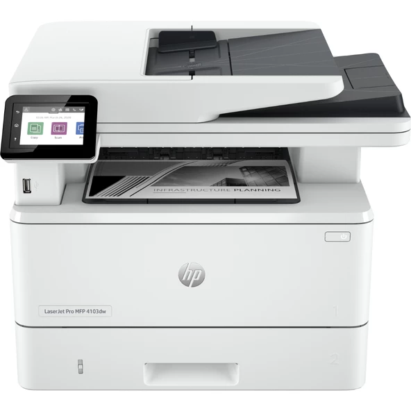 HP MFP M4103DW 2Z627A Wi-Fi + Tarayıcı + Fotokopi Mono Çok Fonksiyonlu Lazer Yazıcı