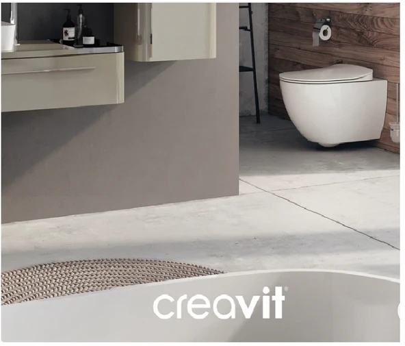 Creavit FE320 ASMA KLOZET VE YAVAŞ KAPANAN CREAVİT KAPAK - 4