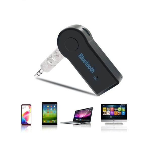 Bluetooth Aux Araç Kiti Adaptörü Hd Ses Kalitesi Kesintisiz Bağlantı Yüksek Kalite - 5