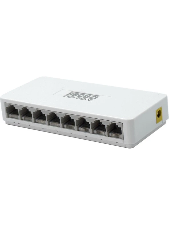 Secuzi 8 Port 10/100 Mbit Tak ve Kullan Switch