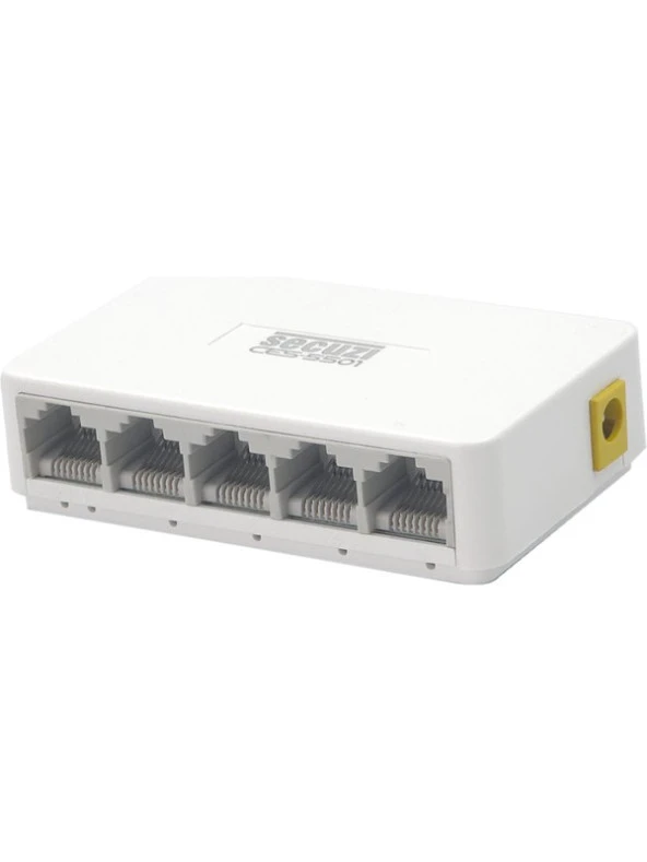 Secuzi 5 Port 10/100 Mbit Tak ve Kullan Switch