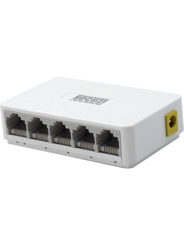 Secuzi 5 Port 10/100/1000MBPS Tak ve Kullan Gigabit Network Switch