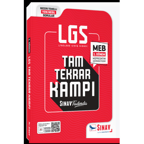 Sınav Yayınları 8. Sınıf LGS 1. Dönem Tam Tekrar Kampı