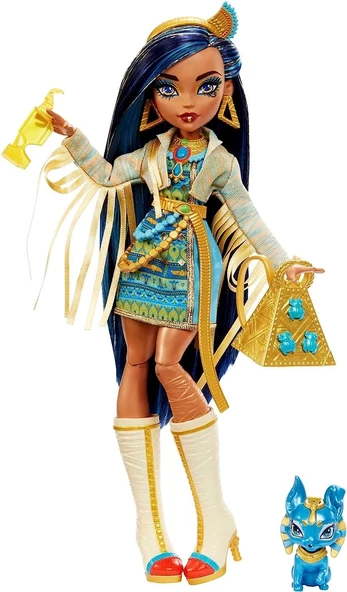 Monster High Cleo Ana Karakter Bebekler, 4 yaş ve üzeri, HHK54