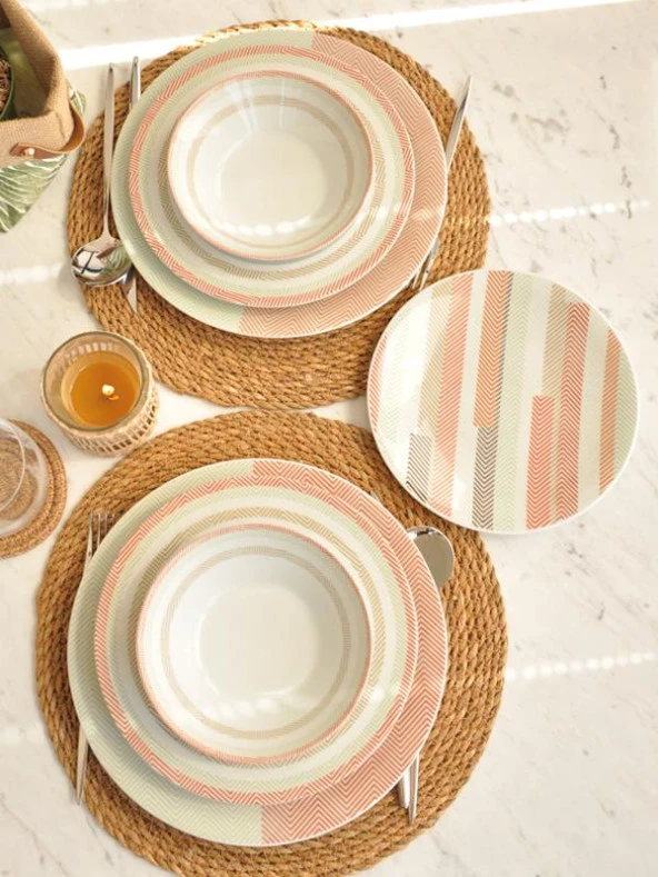 Sipahi İmroz Porselen 4 lü Yemek Takımı - 3