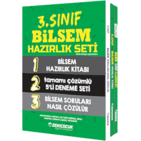 ZEKİ ÇOCUK 3.SINIF BİLSEM HAZIRLIK SETİ