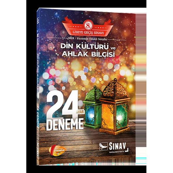 Sınav Yayınları 8. Sınıf LGS Din Kültürü ve Ahlak Bilgisi 24 Deneme