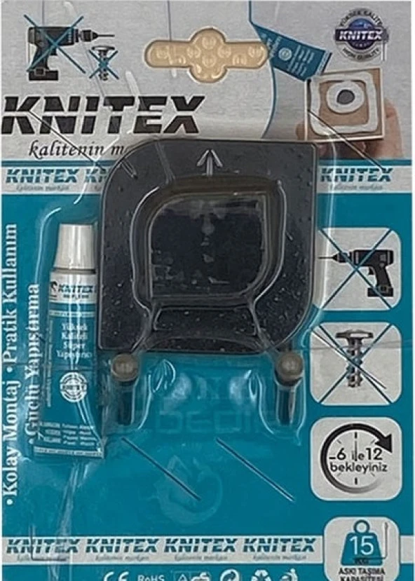 Knitex Siyah 2'Li Askı Aparatı  2924