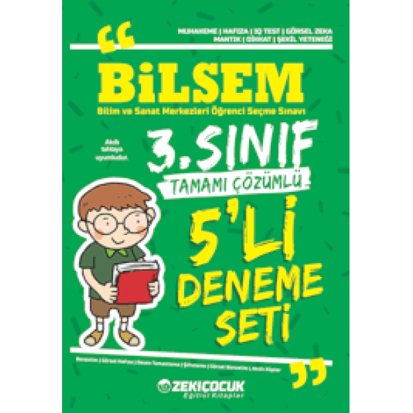 ZEKİ ÇOCUK 3.SINIF BİLSEM 5'Lİ DENEME