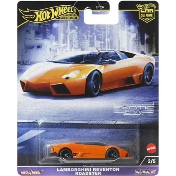 Hot Wheels Premium Car Culture Exotic Envy Lamborghini Roadster Hkc76