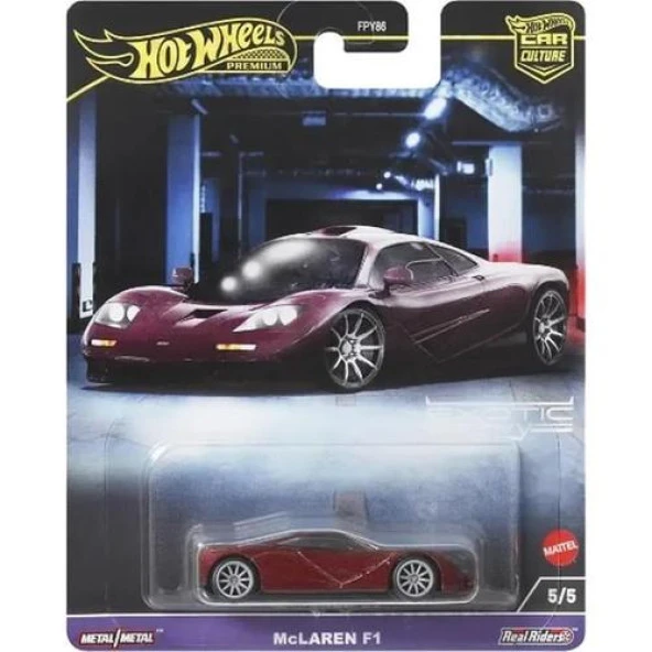 Hot Wheels Premium Car Culture Exotic Envy Mclaren F1 Hkc77 - FPY86