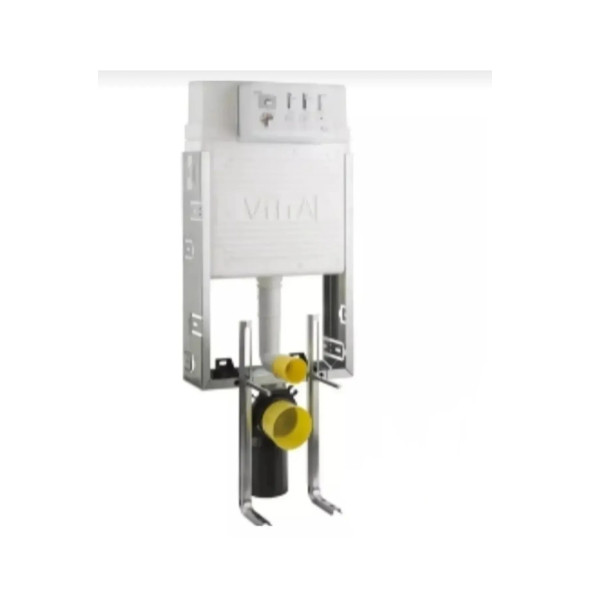 VitrA Gömme Rezervuar 12 cm - İnce Metal Ayaklı , 2.5/4 Lt Yıkama + Sirius Kumanda Paneli Seti - 2