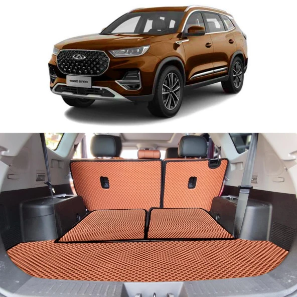 Bod Chery Tiggo 8 Pro Bagaj Havuzu Paspası 2023-Sonrası Taba 5 Parça ürün görseli