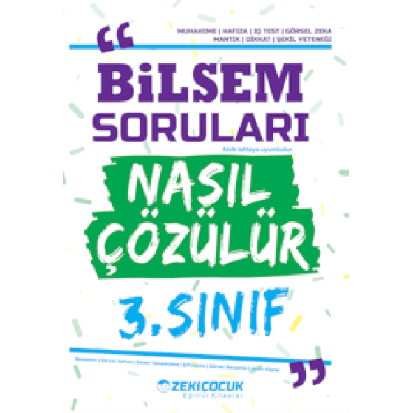 ZEKİ ÇOCUK 3.SINIF BİLSEM SORULARI NASIL ÇÖZÜLÜR