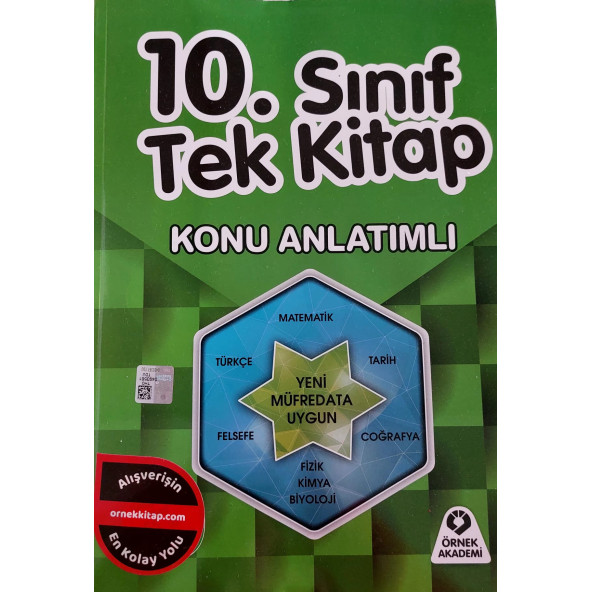 ÖRNEK AKADEMİ 10.SINIF TEK KİTAP KONU ANLATIM