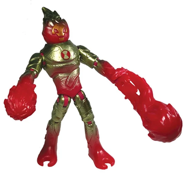 Ben10 Basıc Figürler Omni-Metallic Heatblast BEN66A10 - 2