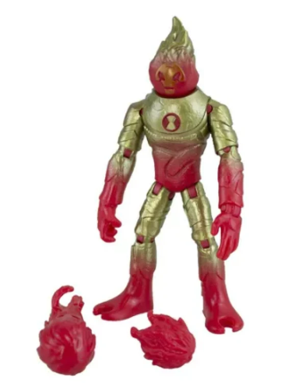 Ben10 Basıc Figürler Omni-Metallic Heatblast BEN66A10 - 3